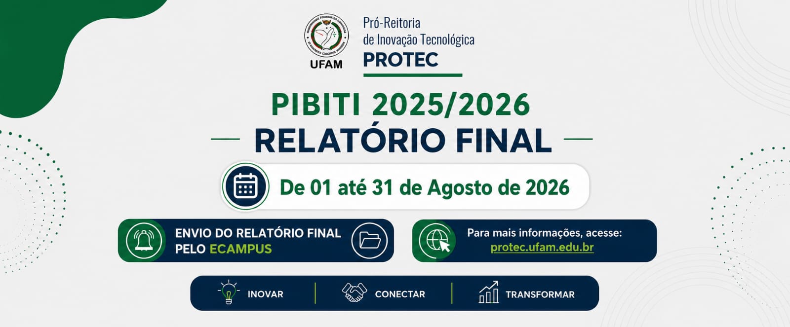 PIBITI 2025/2026 - Elaboração de Relatório Final